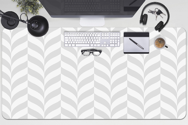 Tapis de bureau Illusion grise