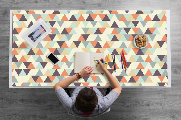 Sous main de bureau Petits triangles