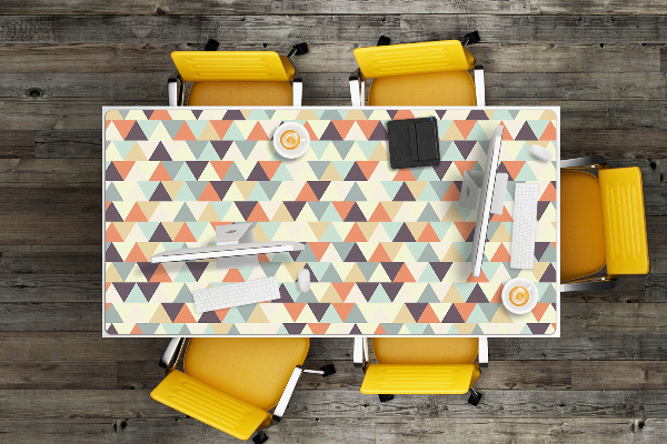 Sous main de bureau Petits triangles