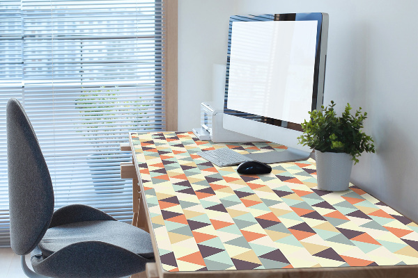 Sous main de bureau Petits triangles