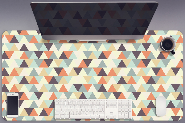 Sous main de bureau Petits triangles