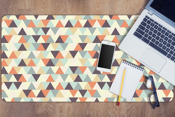 Sous main de bureau Petits triangles