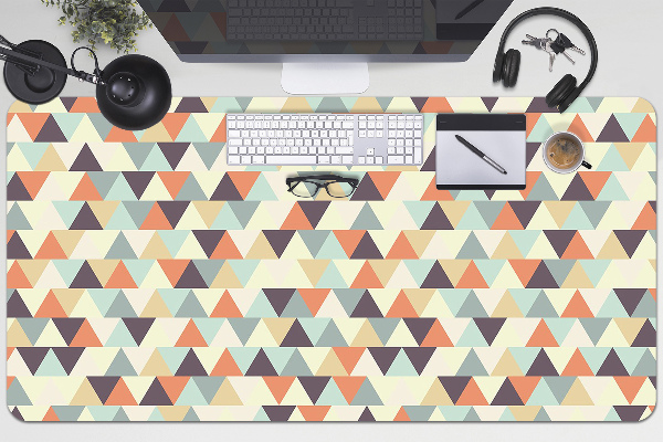 Sous main de bureau Petits triangles