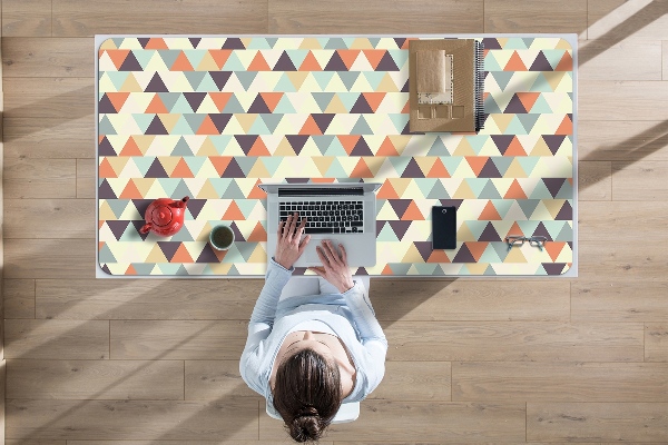 Sous main de bureau Petits triangles