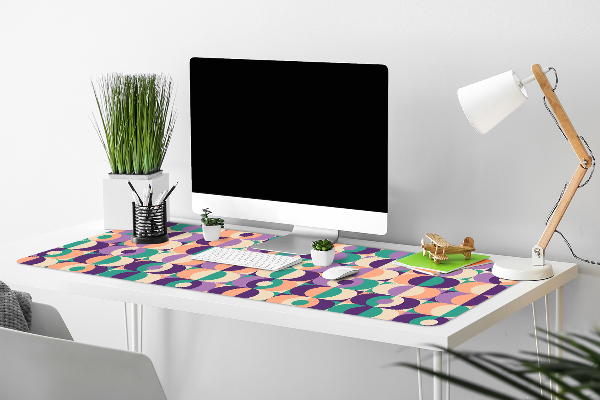 Tapis de bureau Carrés et roues