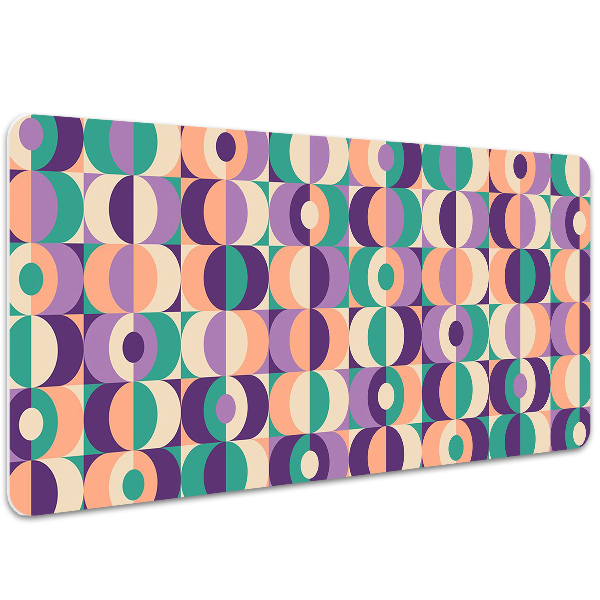 Tapis de bureau Carrés et roues