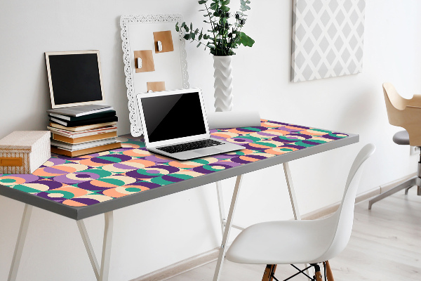 Tapis de bureau Carrés et roues