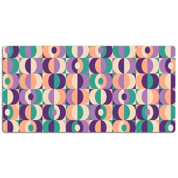 Tapis de bureau Carrés et roues