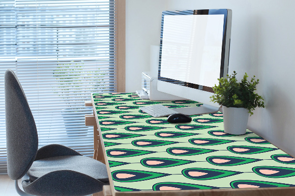 Sous main de bureau Larmes vertes
