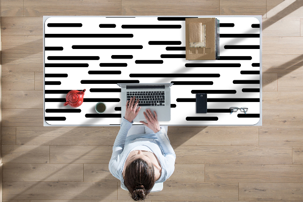 Sous-main bureau Lignes en pointillé