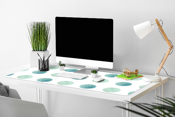 Sous-main bureau Points verts