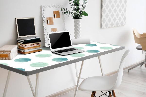 Sous-main bureau Points verts