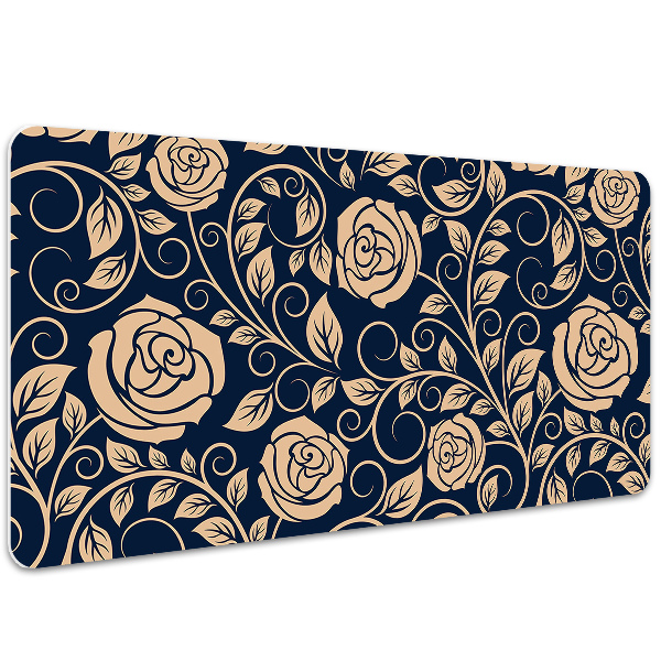 Sous-main bureau Vintage Roses Golden