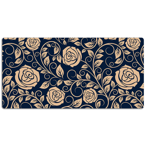 Sous-main bureau Vintage Roses Golden