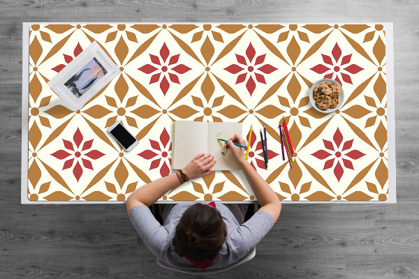 Sous-main bureau Motif floral