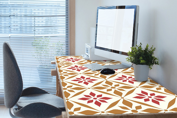 Sous-main bureau Motif floral