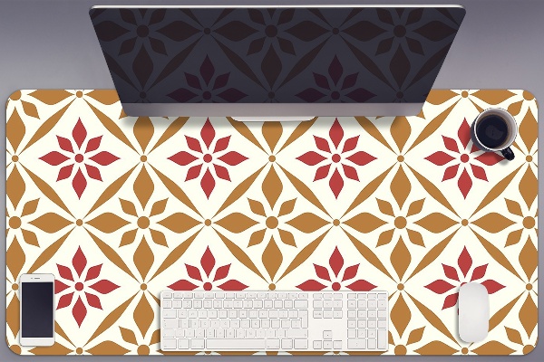Sous-main bureau Motif floral