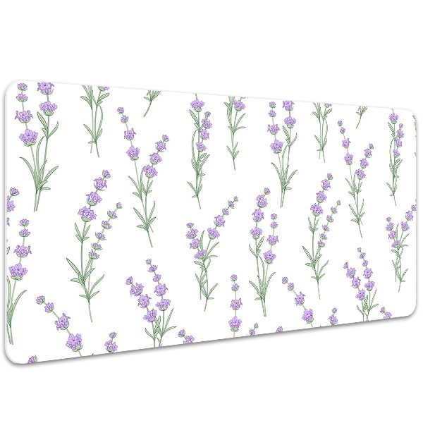 Sous-main bureau Fleurs de lavande