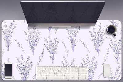 Sous-main bureau Fleurs de lavande