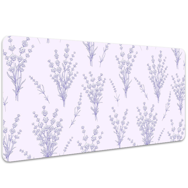 Sous-main bureau Fleurs de lavande