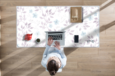 Sous-main bureau Brindilles avec feuilles