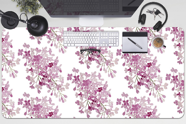 Sous main de bureau Fleurs roses