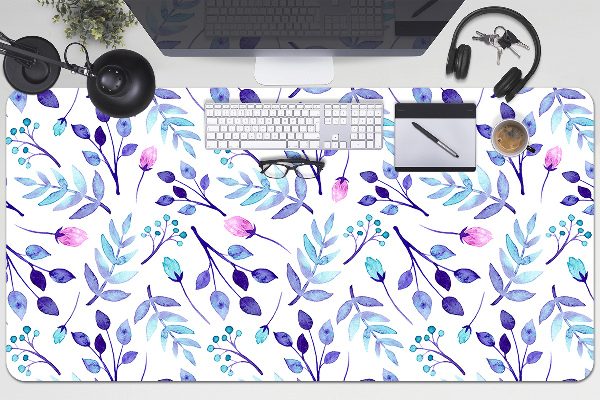 Protège bureau Brindilles violettes