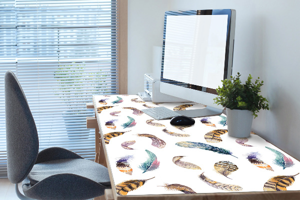 Sous main de bureau Plumes