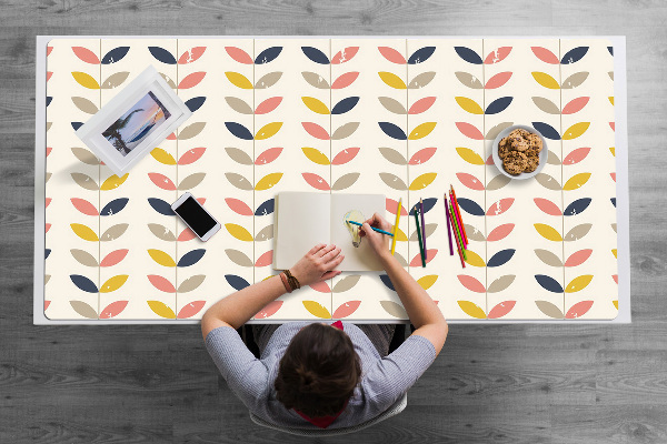 Sous-main bureau Brindilles et feuilles