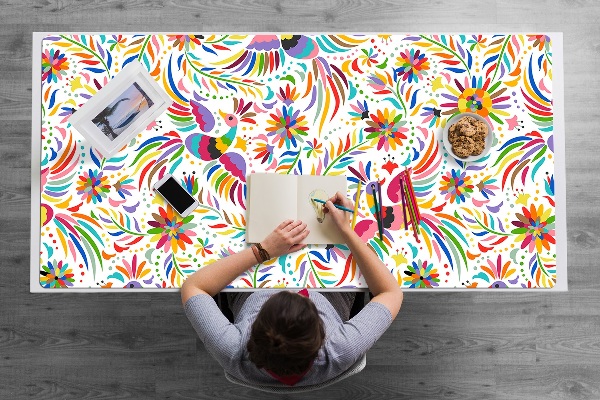 Sous main de bureau Des oiseaux