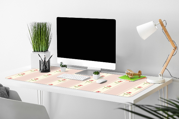 Sous main de bureau Des roses