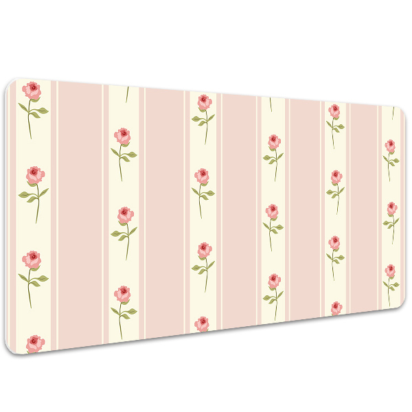 Sous main de bureau Des roses