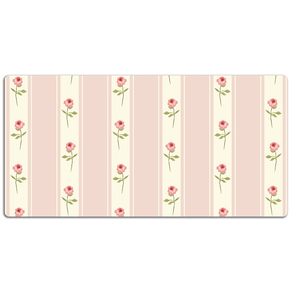 Sous main de bureau Des roses
