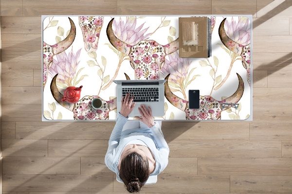 Sous-main bureau Le crâne