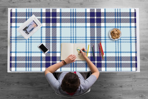 Sous main de bureau Tartan