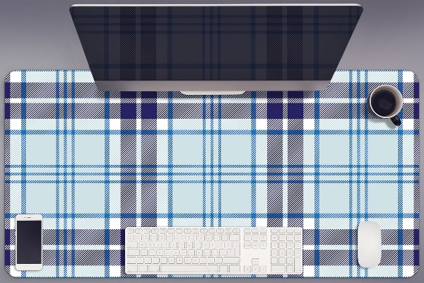 Sous main de bureau Tartan