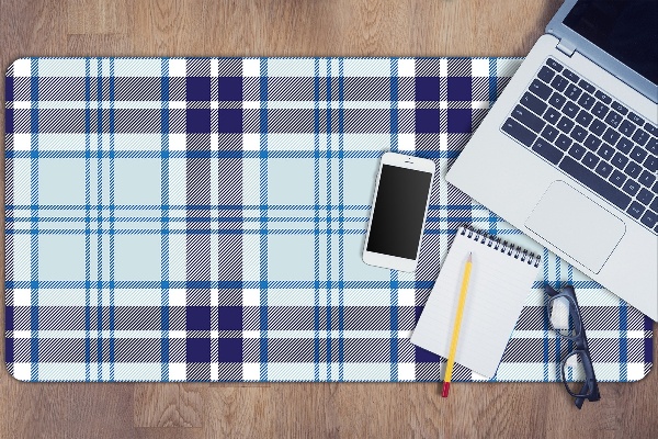 Sous main de bureau Tartan