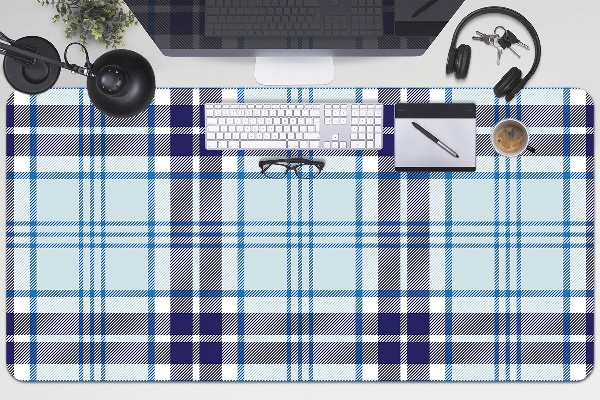 Sous main de bureau Tartan