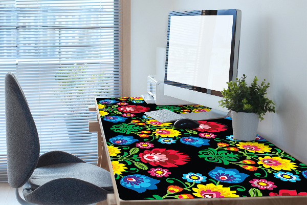 Sous main de bureau art folklorique