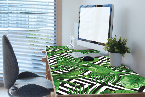Protège bureau Feuilles tropicales