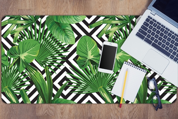 Protège bureau Feuilles tropicales