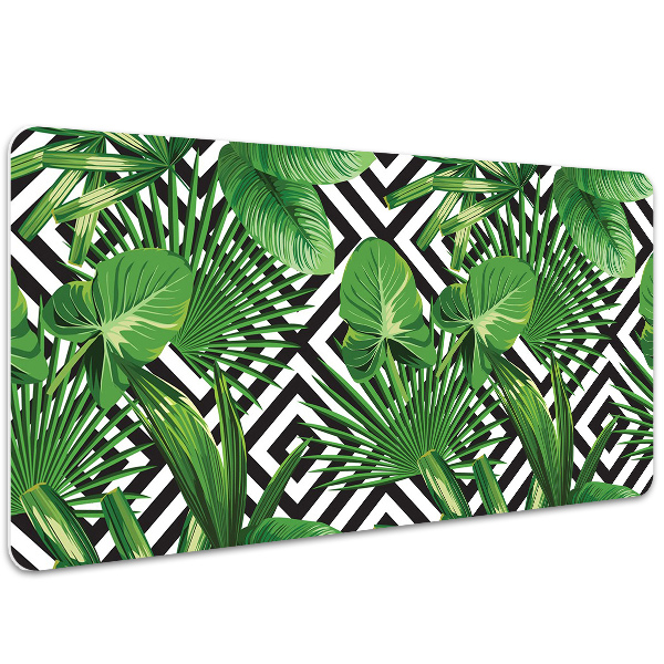 Protège bureau Feuilles tropicales