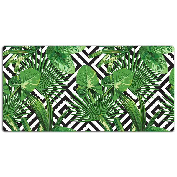 Protège bureau Feuilles tropicales