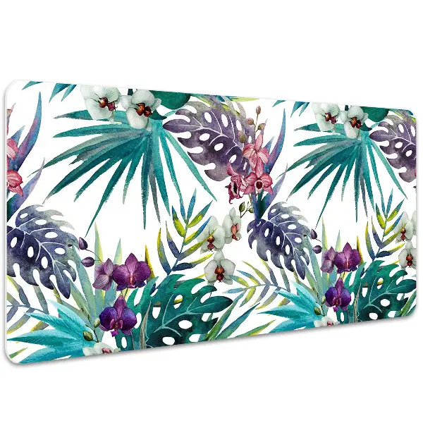Protège bureau Feuilles tropicales