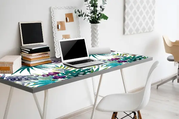 Protège bureau Feuilles tropicales