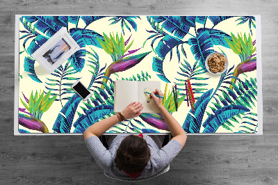 Sous-main bureau Image tropicale