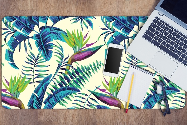 Sous-main bureau Image tropicale