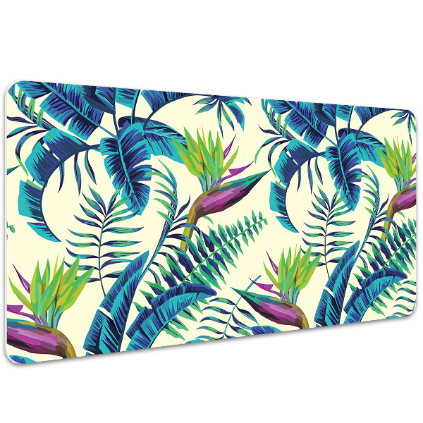 Sous-main bureau Image tropicale