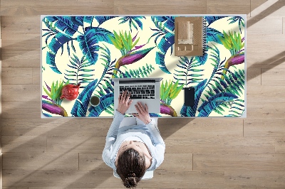 Sous-main bureau Image tropicale