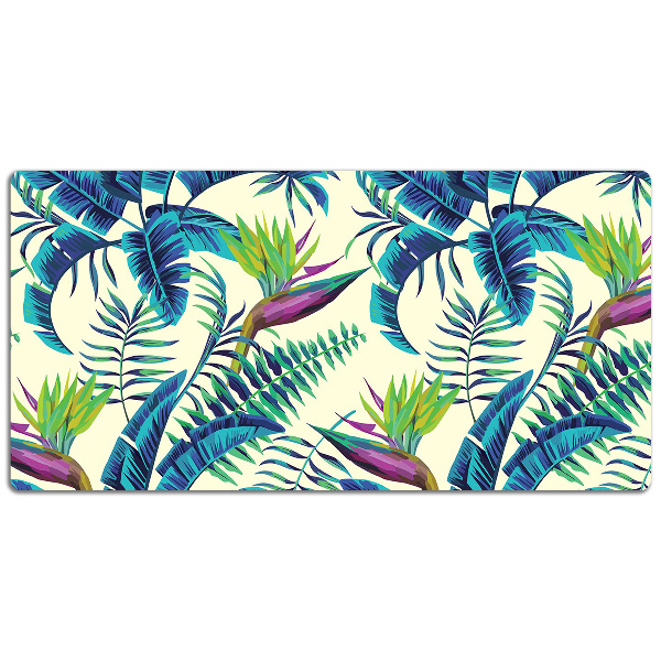 Sous-main bureau Image tropicale